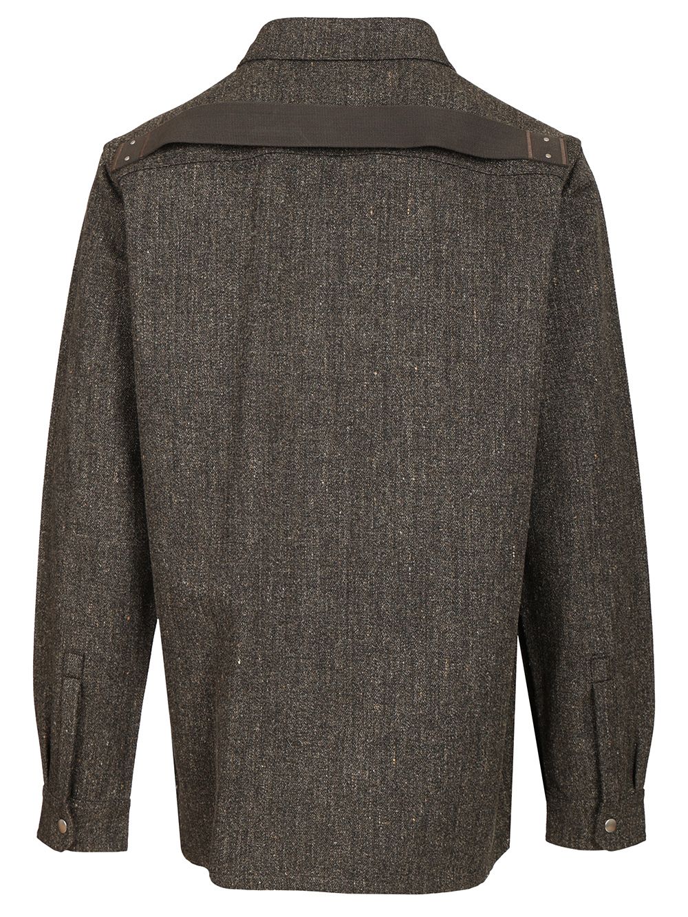 Rick Owens Carbone Outershirt Giacche - Grey | 43382aef186c6e182aedd30732f34a0426670854