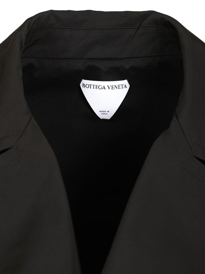 Bottega Veneta Coat With Detail Coats - Nero | f2bb72a3fb9332f1884424ea470e07273fc04493