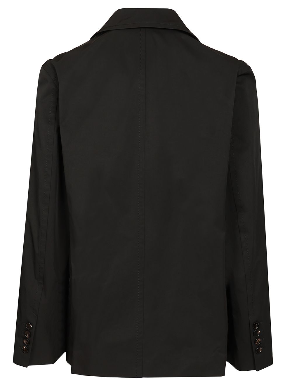 Bottega Veneta Coat With Detail Coats - Nero | adc0b206c04303544b5b273352f87578d24feb59