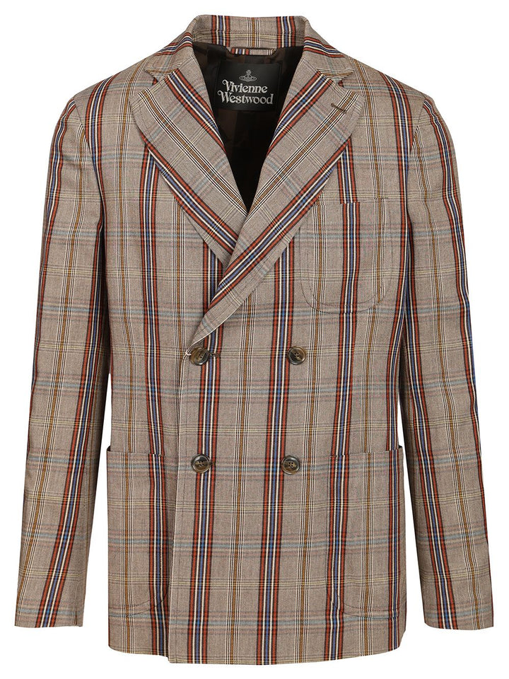 Vivienne Westwood Cruise Double-Breasted Jacket Giacche - Beige | ad8dec7328d6b08e6db3624107b4cafc47993b81