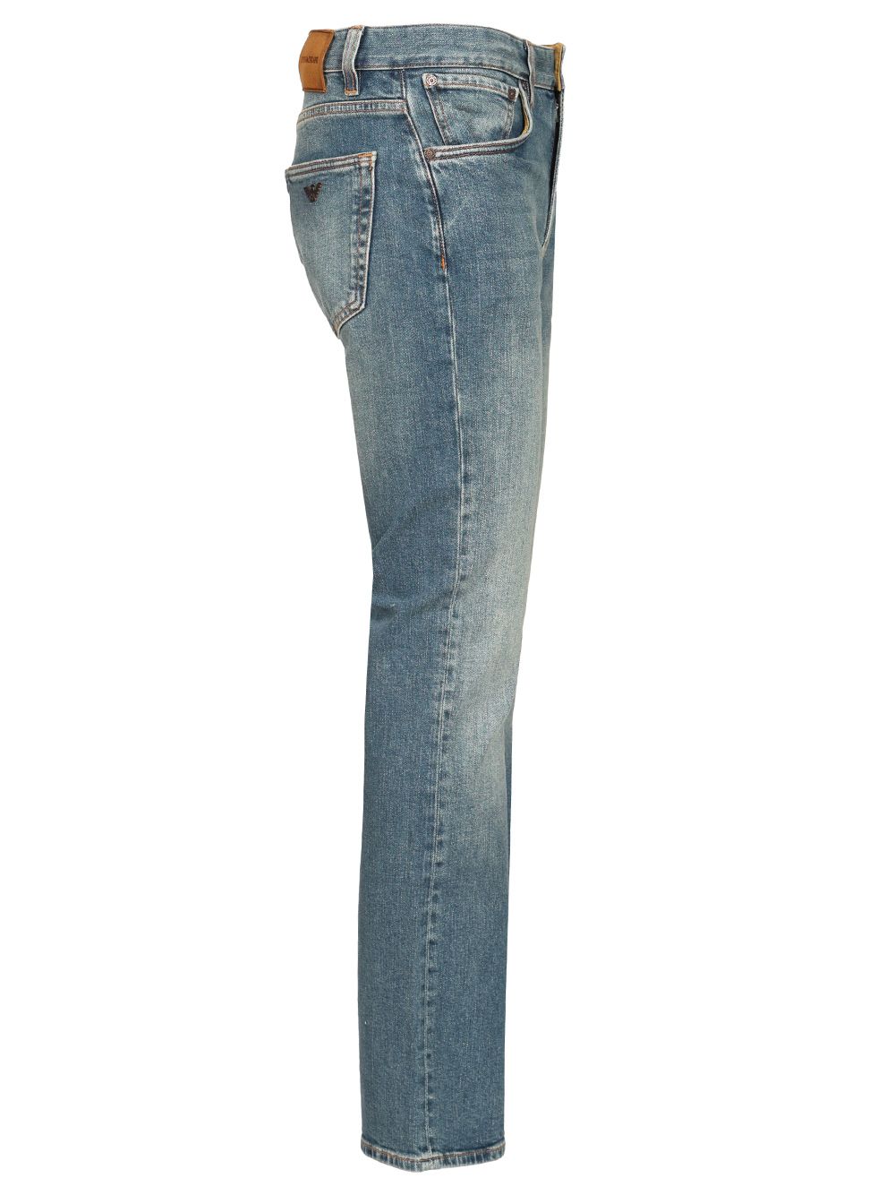 Emporio Armani Straight Leg Jeans - Blu | ba3cd4ef585a2b992cfdfd6bb60c9819f3bc18cd