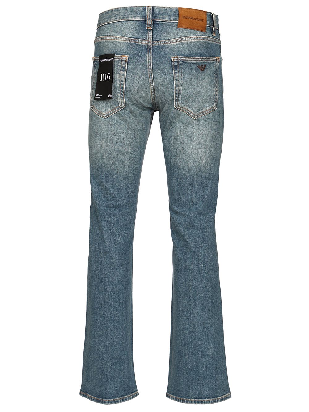 Emporio Armani Straight Leg Jeans - Blu | b2ebd3fb385cc9652affc36f2655f08c894ca9c5