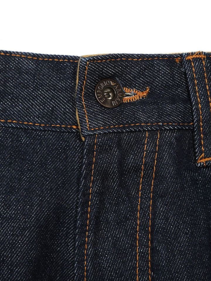 Emporio Armani Wide-Leg Jeans - Blu | 6638dda069ec65da135029fcc8a924f4fbeb2979
