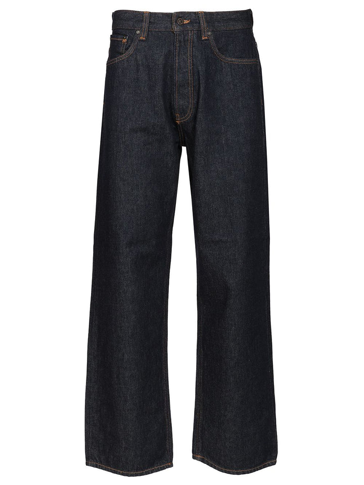 Emporio Armani Wide-Leg Jeans - Blu | 7b840f4d7630d47a4d4f686c2bbb14bee9aacbbe