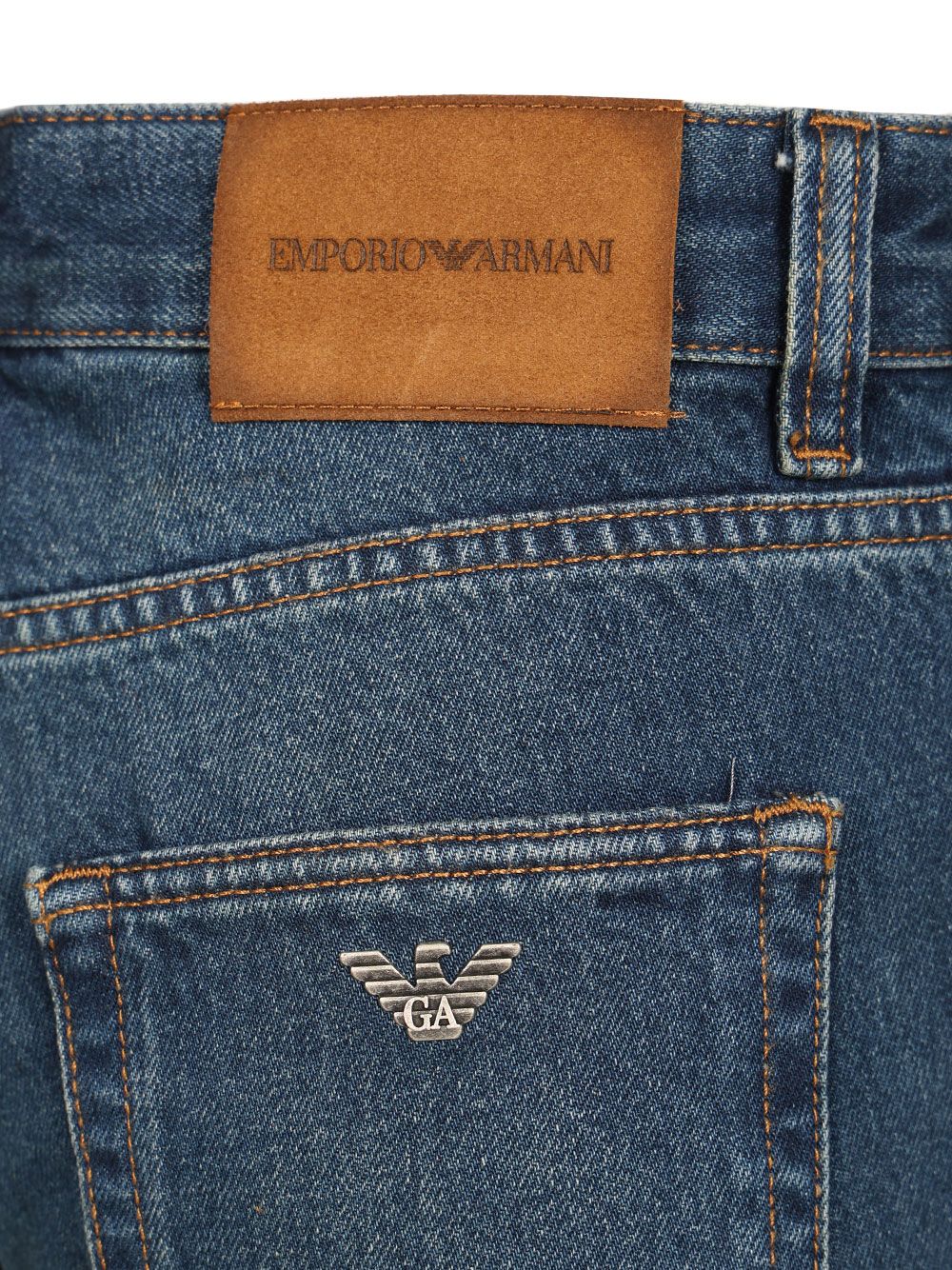Emporio Armani Straight Leg Jeans - Blu | 061752b8f8b083230e943176c92b661cd6f4758d
