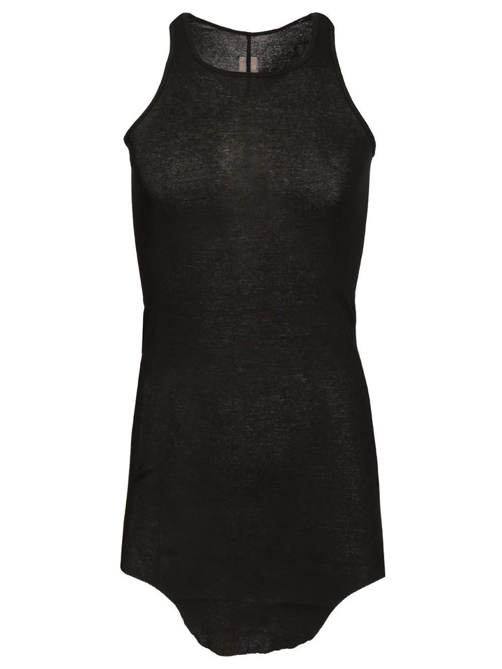 Rick Owens Basic Mini Rib Jersey Tank T-Shirt - Nero | 7b888e9dcf7d2ae5c26b841c25170eaa87147ed7
