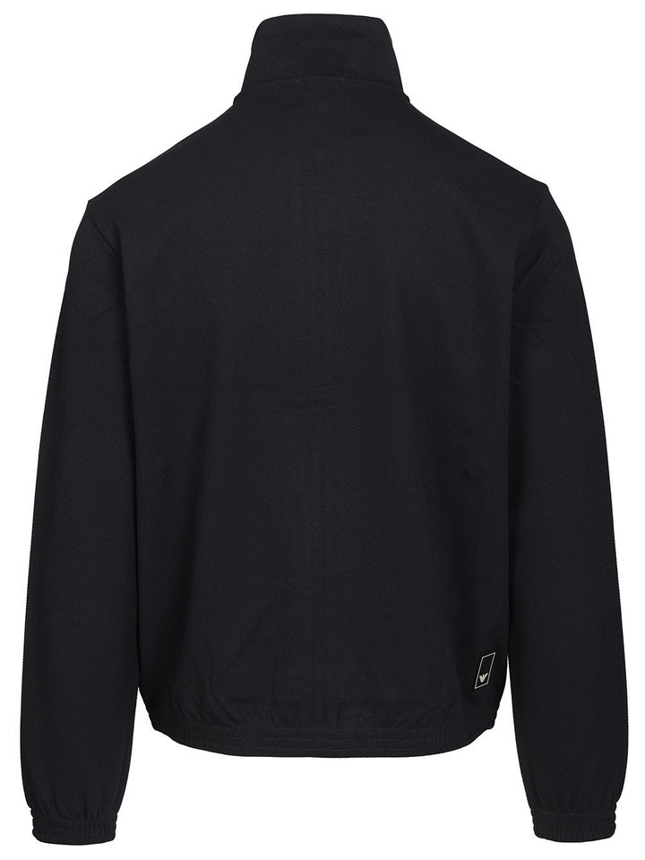 Emporio Armani Zip-Up Sweatshirt Sweatshirts - Blu | fb2e6ed83ea6d1f748df81ebdc34cbfe9ae898d9