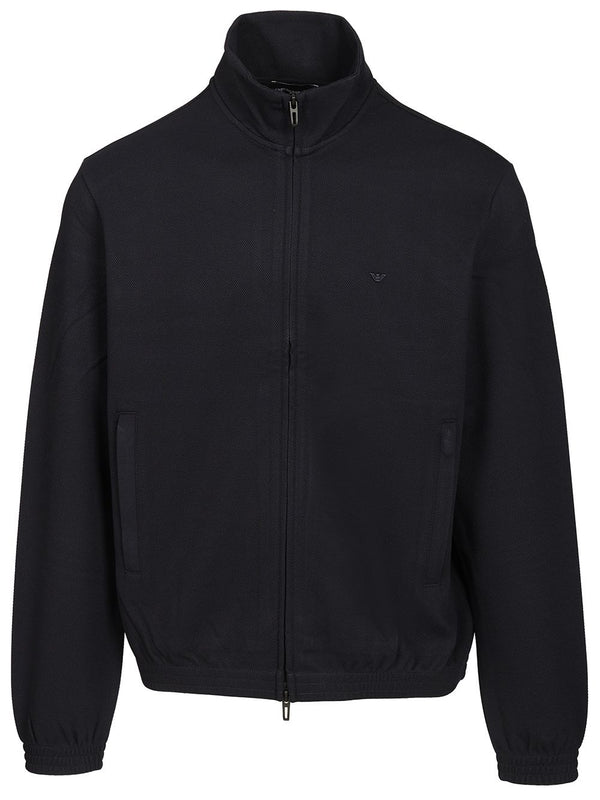 Zip Up Sweatshirt Sweatshirts Blu