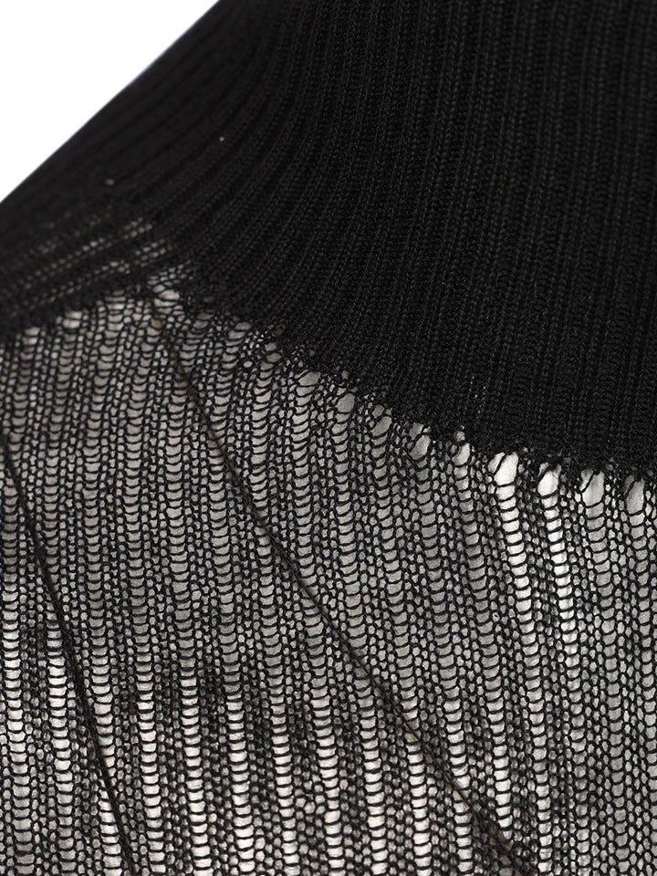 Rick Owens Oversized Sweater Knitwear - Nero | 0d7354f81c2cccc0631fb815aeb10448330b4d48