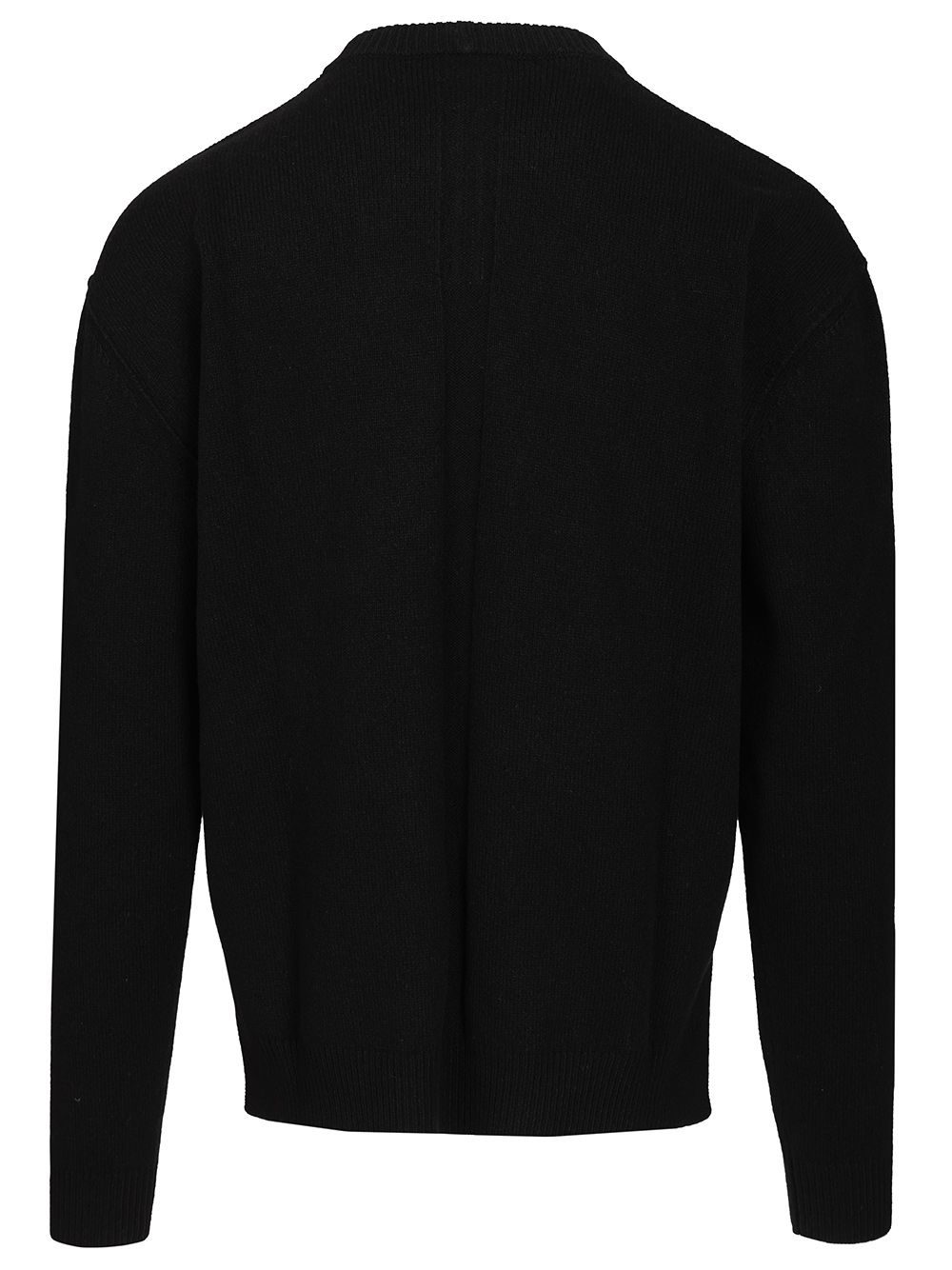 Rick Owens Crew Neck Sweater Knitwear - Nero | 1e1a832471b89fc2107f5c5d018d56c97ee7fc9d