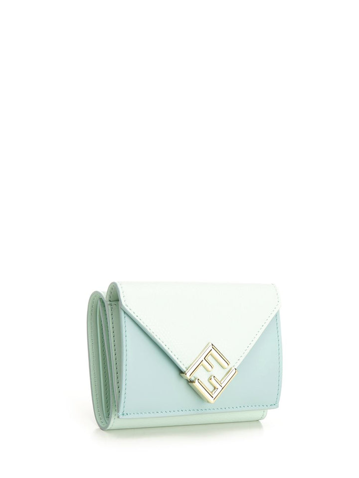 Fendi Ff Diamonds Wallets - Verde | 516df25fb2451793c9f7d0b74c11db3ccc008f7a