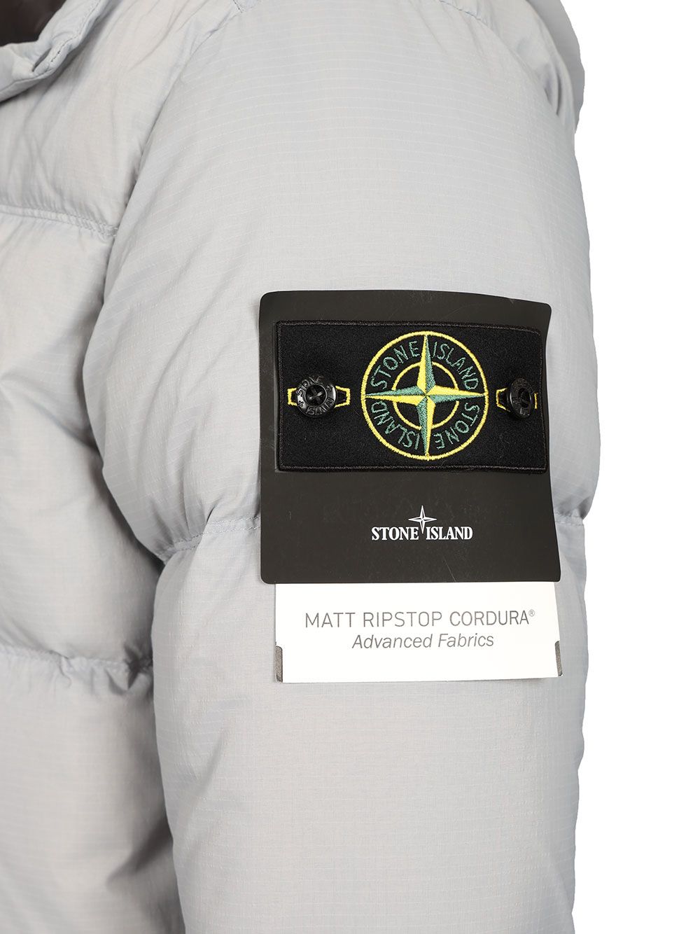 Stone Island Down Jacket In 6.6 Ripstop Nylon Cordura® Coats - Grey | d2fbe8edcc69c768c3e038e23f4bb06958e0634c