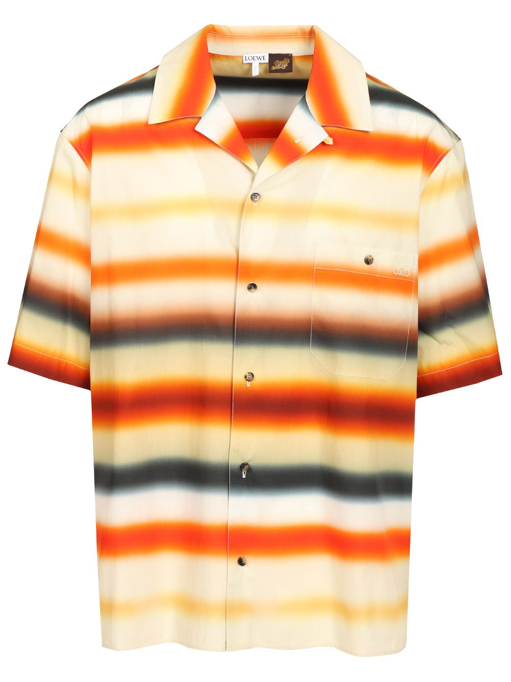 Loewe Short-Sleeved Cotton Shirt Shirts - Multicolor | 438b316068b104ab4fc3945b837133c145c6d49d