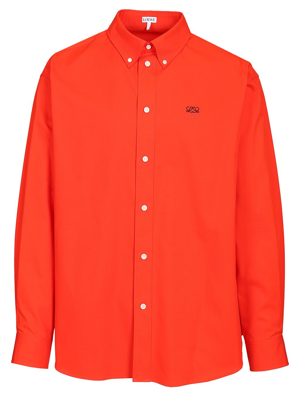 Loewe Long-Sleeved Shirt Shirts - Rosso | a4ff35ef25c81f0e856b333a541668dcaf374427