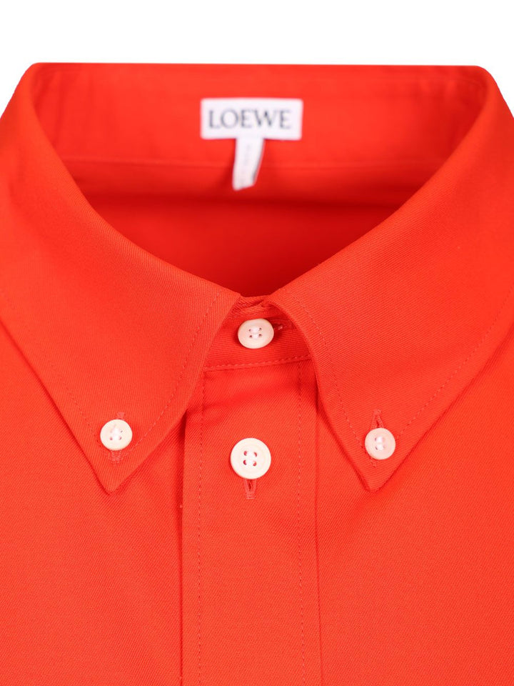 Loewe Long-Sleeved Shirt Shirts - Rosso | 40d11631e7c3cf4d86373aabf252d26ed351085f