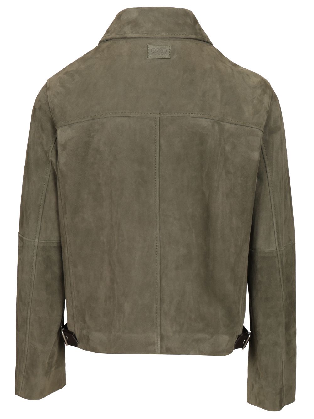Loewe Lightweight Suede Lambskin Jacket Giacche - Verde | 5e1dde44f6ad700f73a6c65d410026d9cfc08eb6