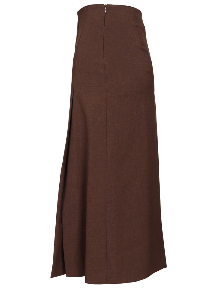 Al Duca D'Aosta Long Skirt Gonne - Marrone | f5cd1a19712ab6f5806dde42c9beaf67f3c30a78
