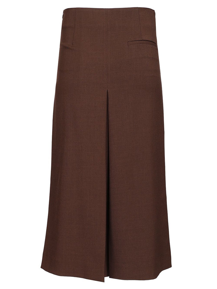 Al Duca D'Aosta Long Skirt Gonne - Marrone | 517e0b6d62b950202ec9c1285ff347b6c2fb9234