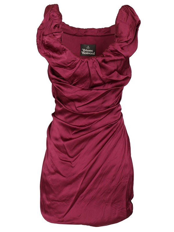 Twisted Ginnie Dress Abiti Bordeaux