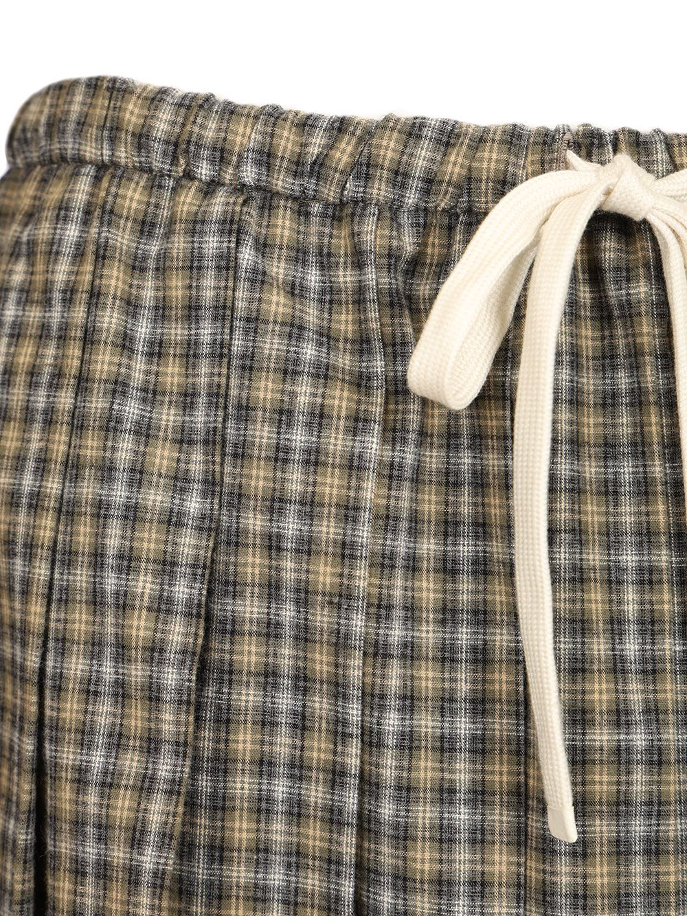 Miu Miu Tartan Miniskirt Gonne - Verde | 38bd123c4ea0a0bbb38c1829e937e5171715a8c1