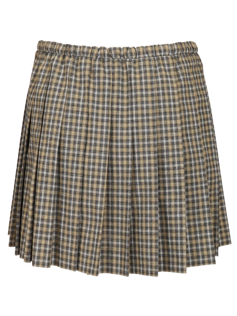Miu Miu Tartan Miniskirt Gonne - Verde | c866f6308432975ca15c70667528f26cc2aa2109
