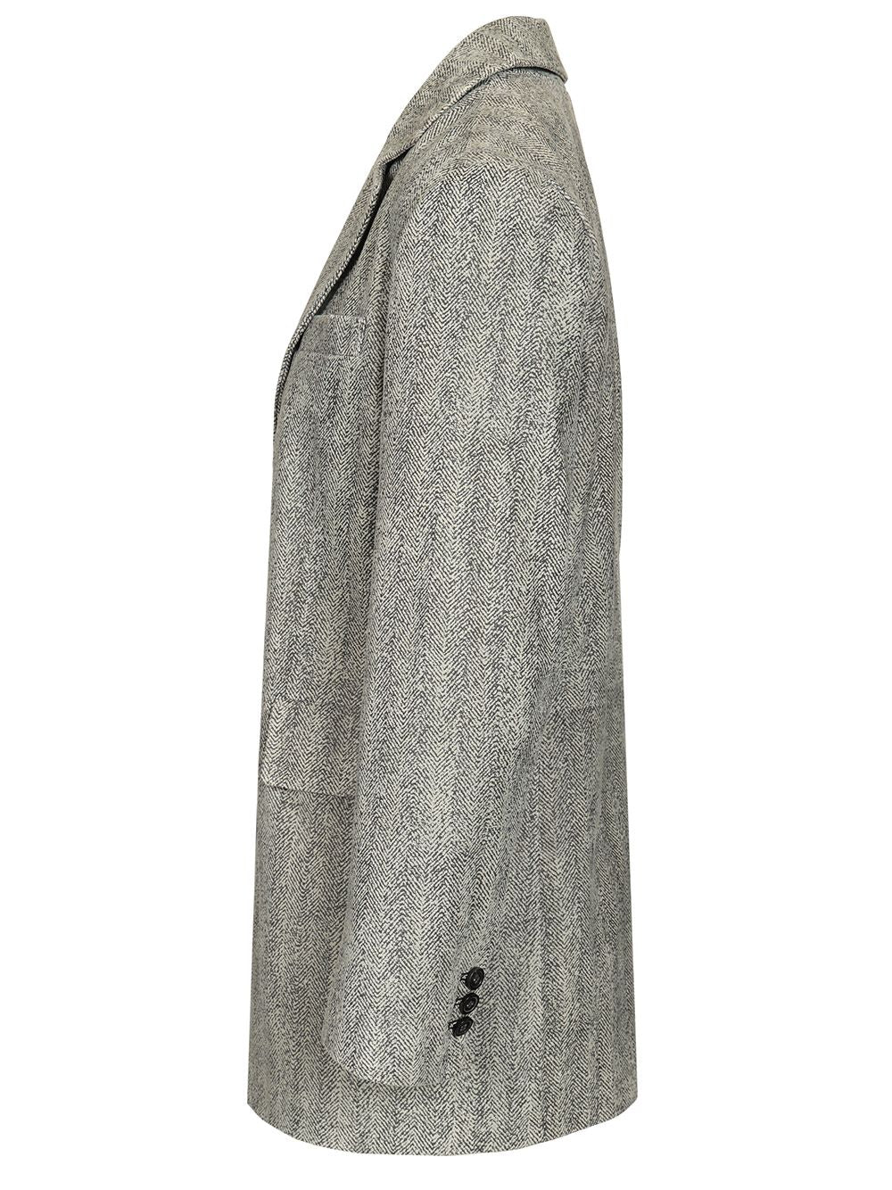 Emporio Armani Signature Blazer Giacche - Grey | 3a06645efb06cb0f2639a4073941f0f7198aa295