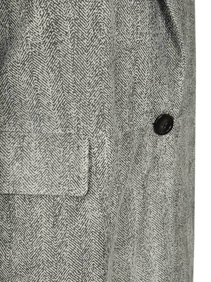 Emporio Armani Signature Blazer Giacche - Grey | 4e92e14c668b7d2ea8014cb94f8df69d9debfe65