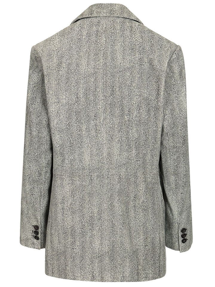 Emporio Armani Signature Blazer Giacche - Grey | adec656f8d5f43a92e6304fdc62e0df7635ca07f