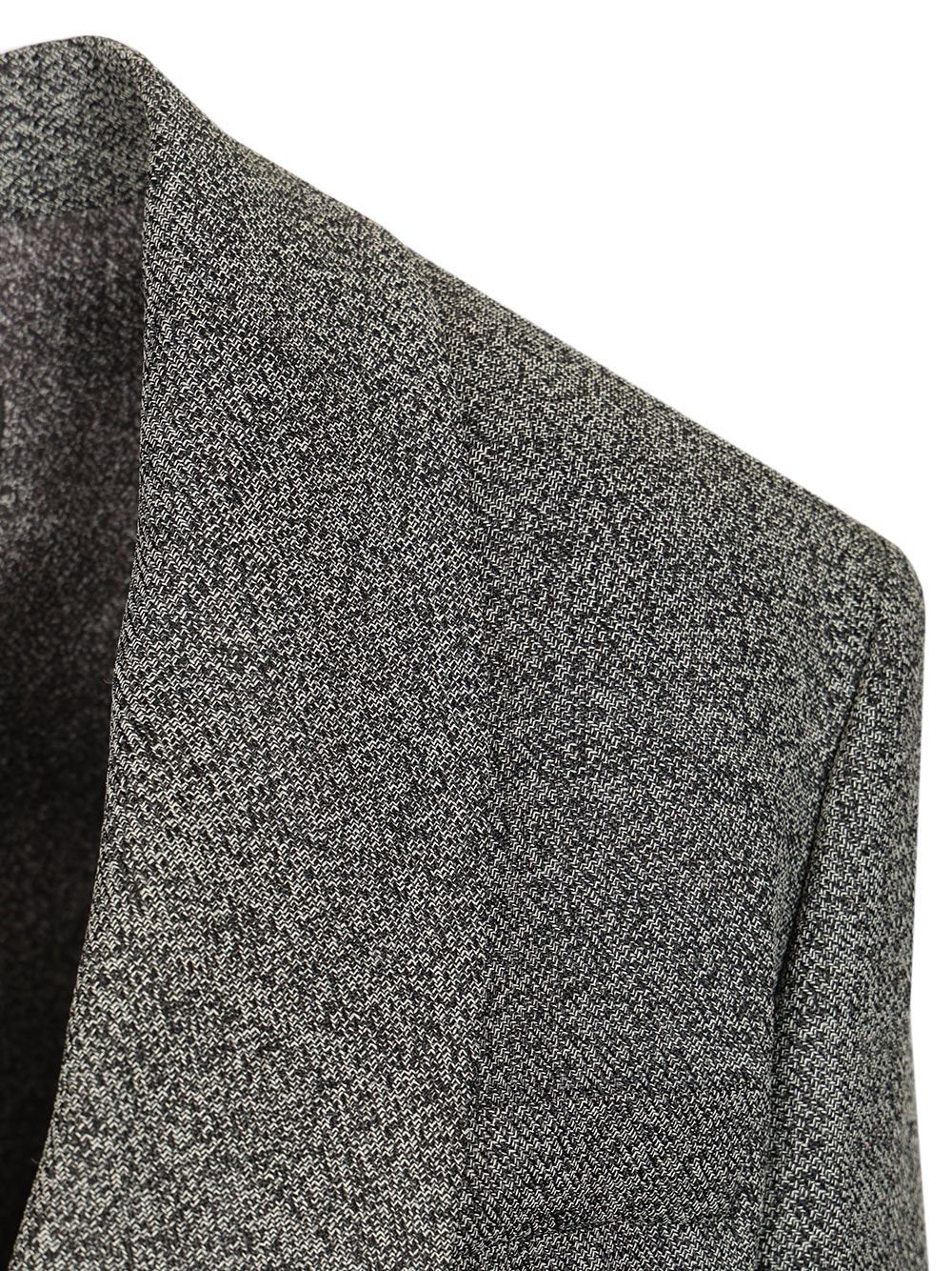 Emporio Armani Double-Breasted Blazer Giacche - Grey | 98d7feef98219e131c9c5ede83834ffe2690a549