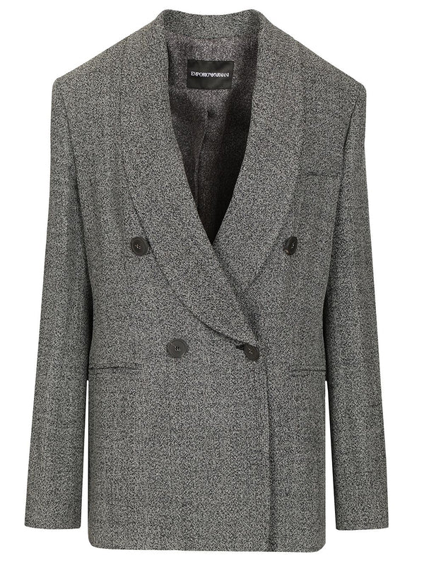 Double Breast Balzer Giacche Grey