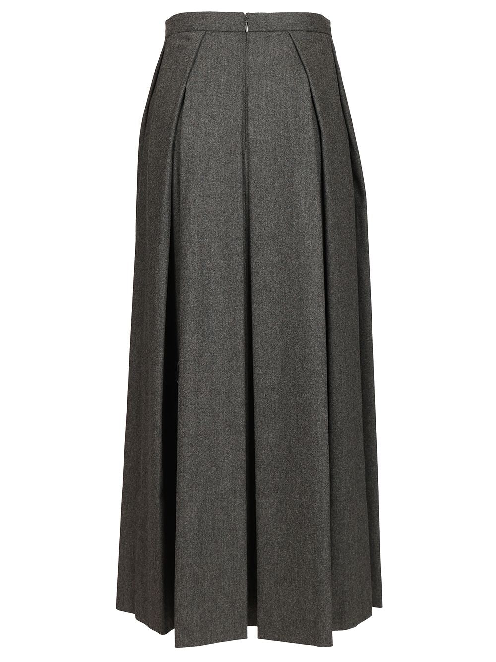 Emporio Armani Midi Skirt Gonne - Grey | 6b41b6f2729d3f2c8316044b8dc6b2144ee64ded