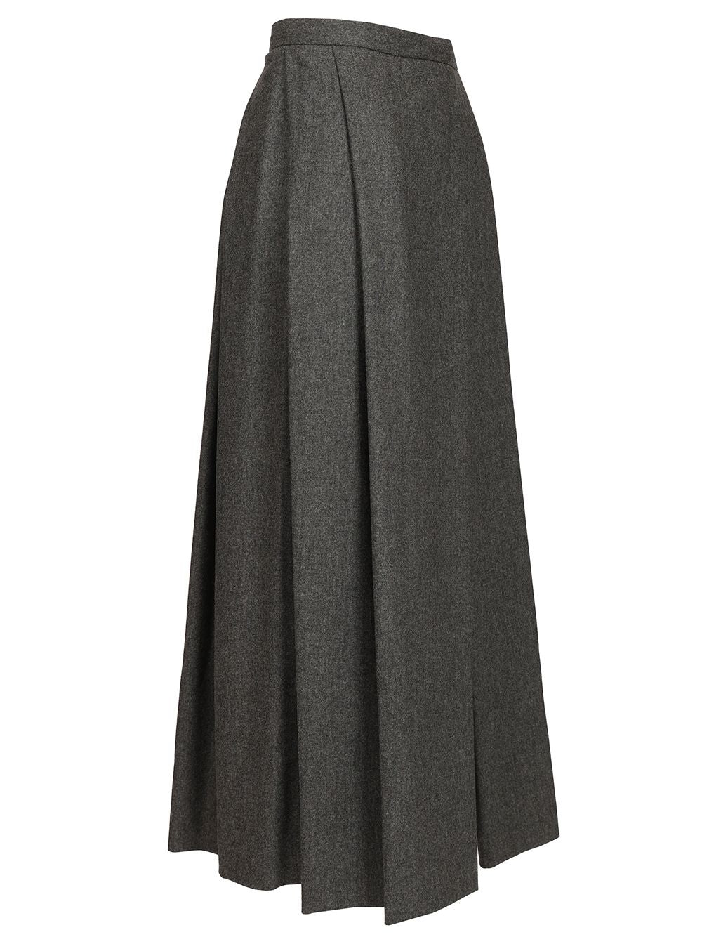 Emporio Armani Midi Skirt Gonne - Grey | 76c92d9f0d2efaecbe1cb853d005c67c92bb3350