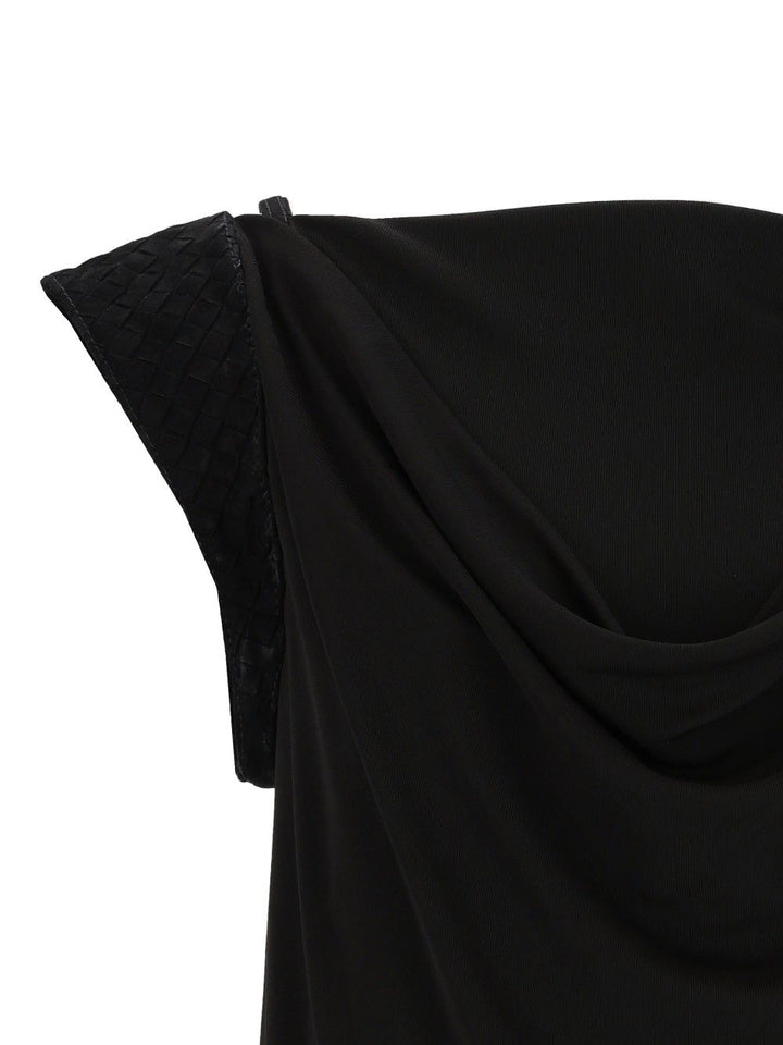 Bottega Veneta Crepe Viscose Jersey Dress Abiti - Nero | 747afc05963c41e4c261c2b6641c921e19f8c3c4