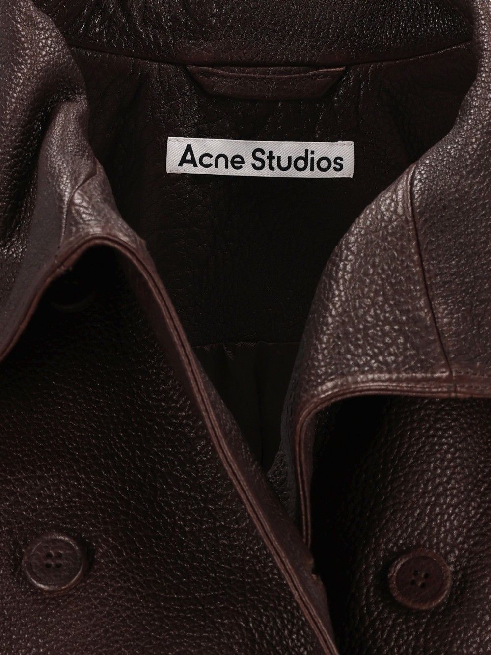 Acne Studios Full Grain Leather Jacket Giacche - Marrone | 211993e3009b9575e43fe146172573121711f0fe