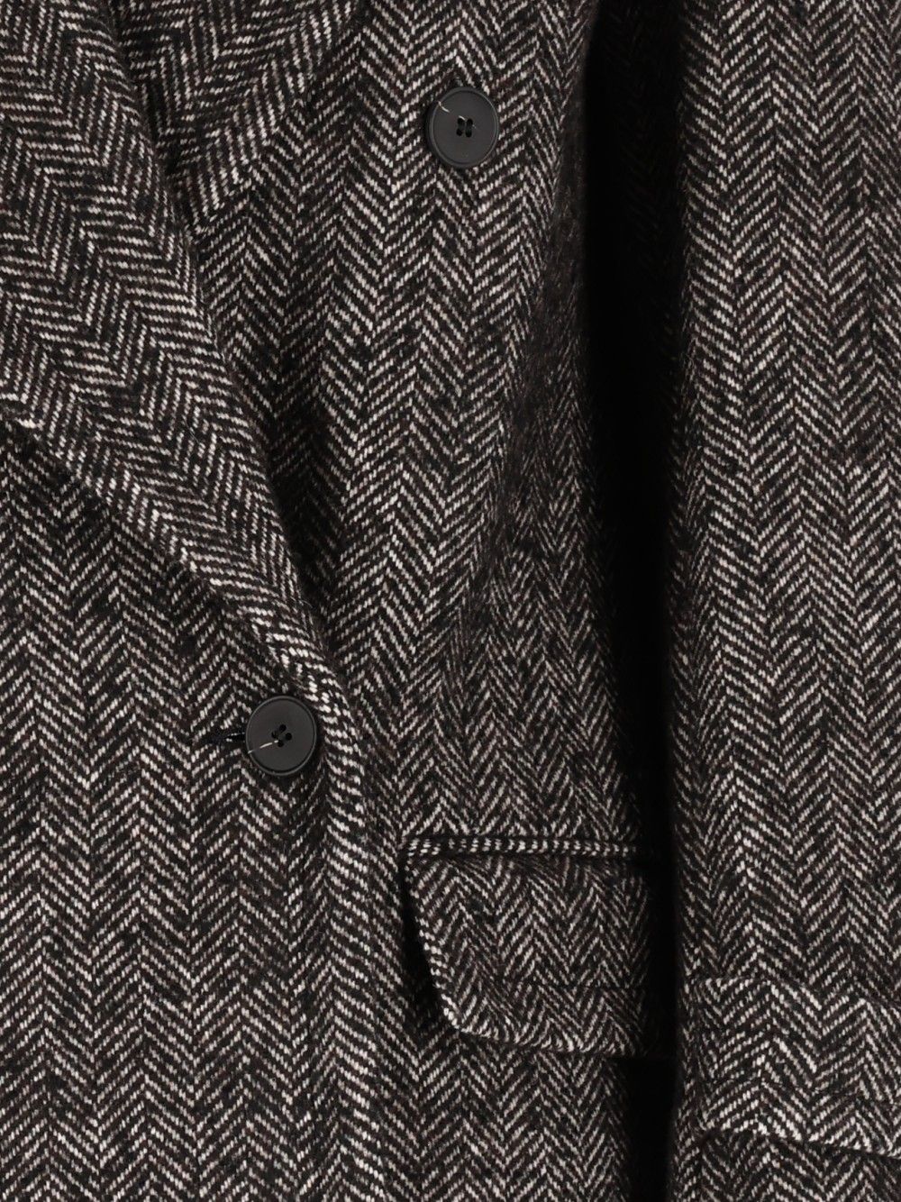 Al Duca D'Aosta Double-Breasted Coat Coats - Nero | 5a804284bd35c4db6d9603966f07f883b84c2381