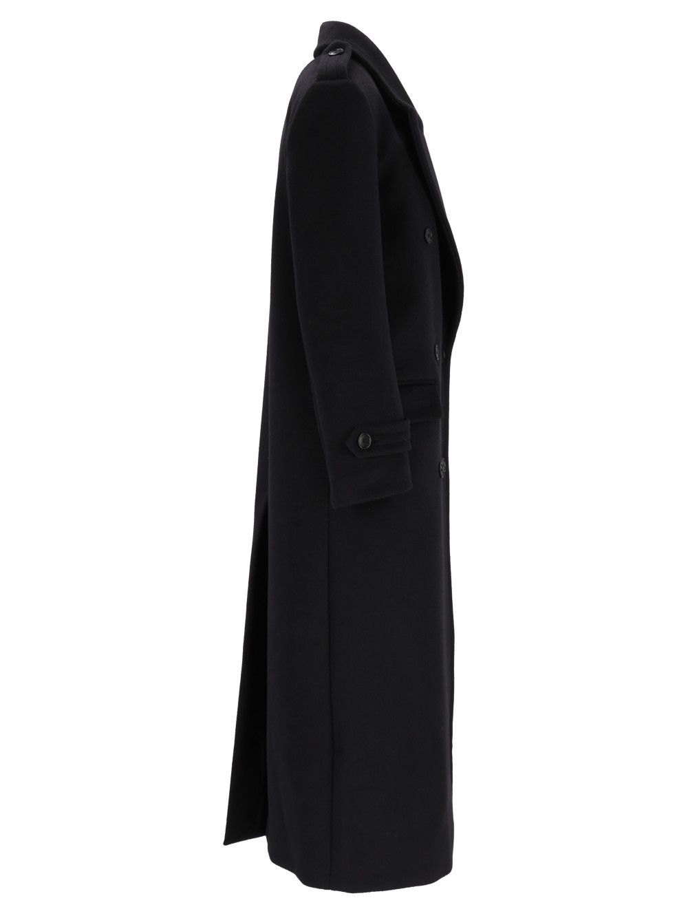 Al Duca D'Aosta Double-Breasted Coat Coats - Nero | ac326639f280c8abb76abea07f8a0f1666706ef4