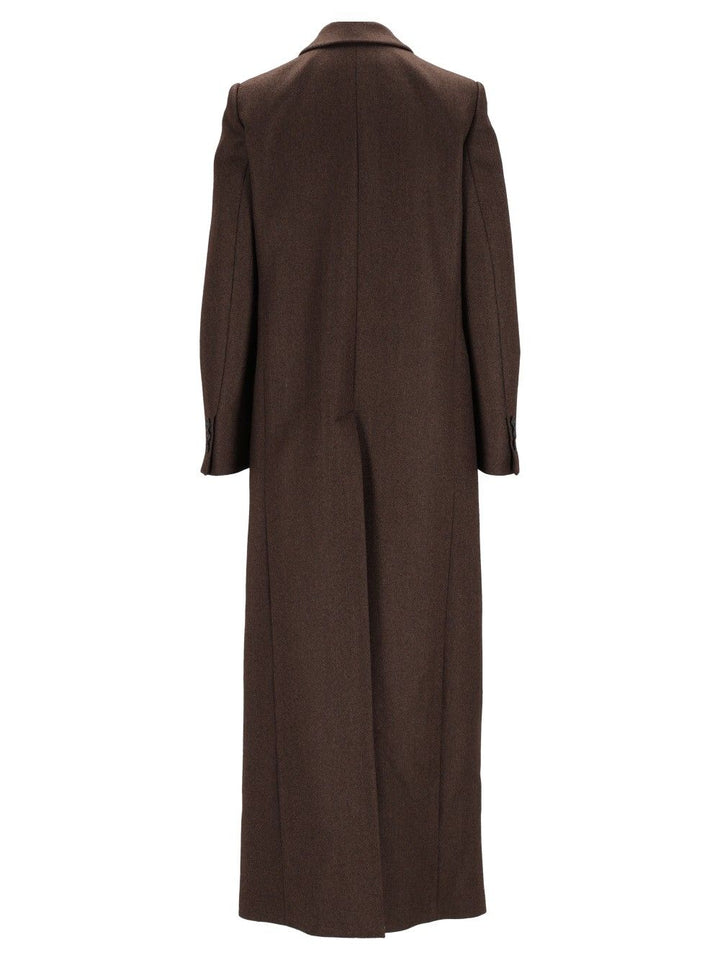 Al Duca D'Aosta Straight Coat Coats - Marrone | b42f19910b42b95e6de327891e5ebcb8659425ce