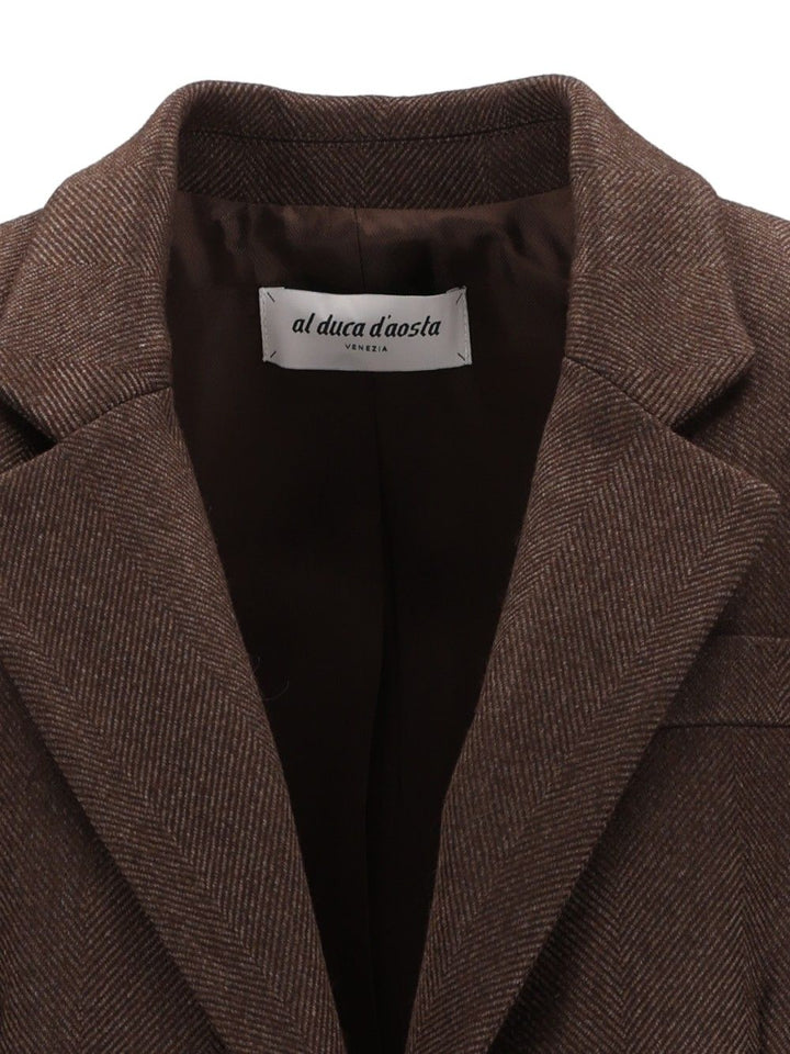 Al Duca D'Aosta Straight Coat Coats - Marrone | b58621660aa18b713d53ff5fe5254f0bf249a60f