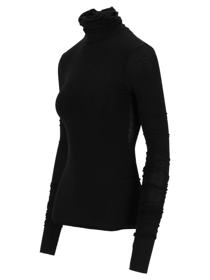 Al Duca D'Aosta Long-Sleeved Turtleneck T-Shirt - Nero | f4a5dfdcac1a6af09831efab96e7f213613f9235