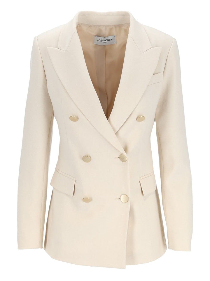 Al Duca D'Aosta Double-Breasted Jacket Giacche - Bianco | de1859f2f30f46877f5dd15e047acc08130ab4fe