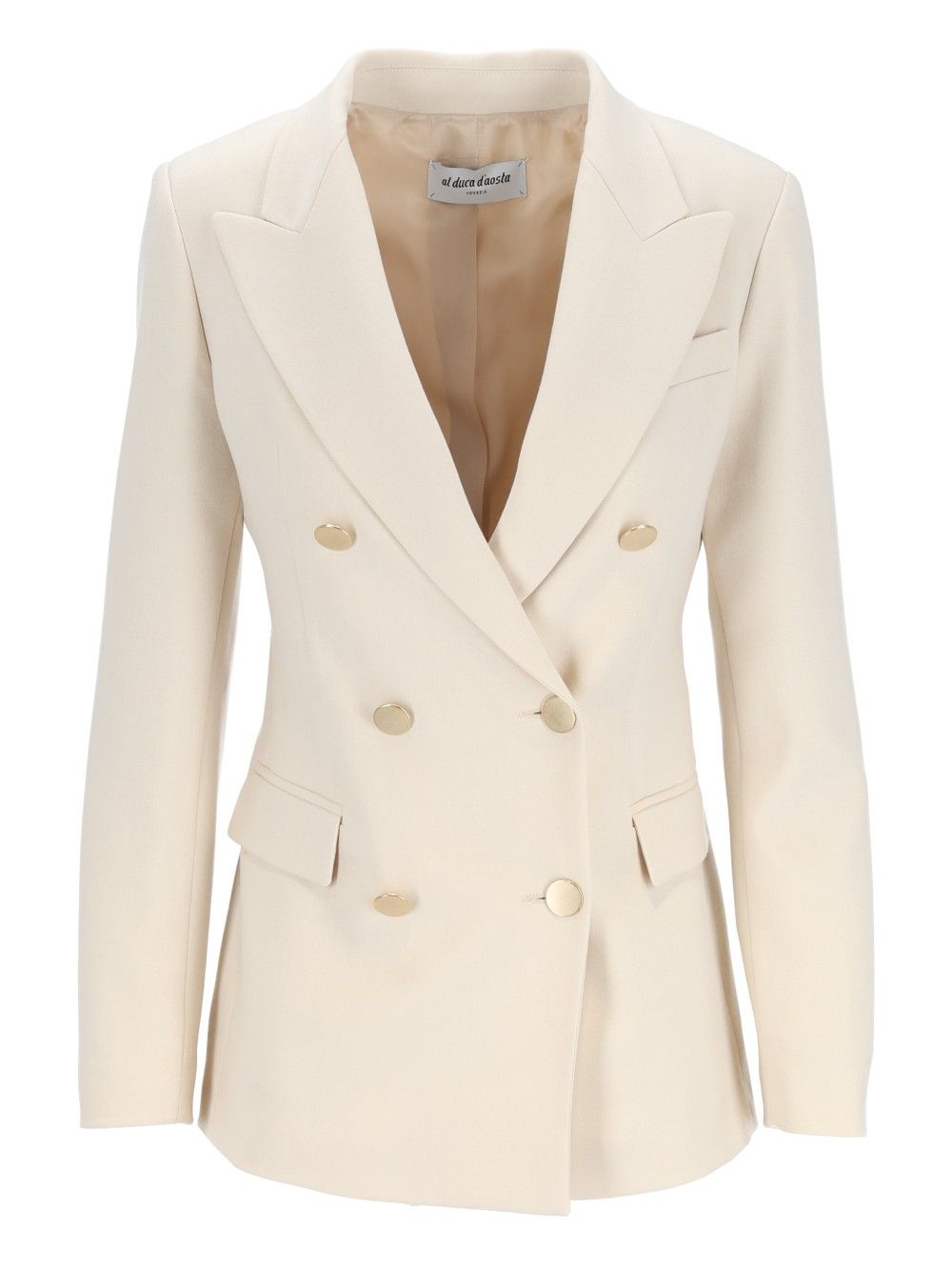 Al Duca D'Aosta Double-Breasted Jacket Giacche - Bianco | de1859f2f30f46877f5dd15e047acc08130ab4fe