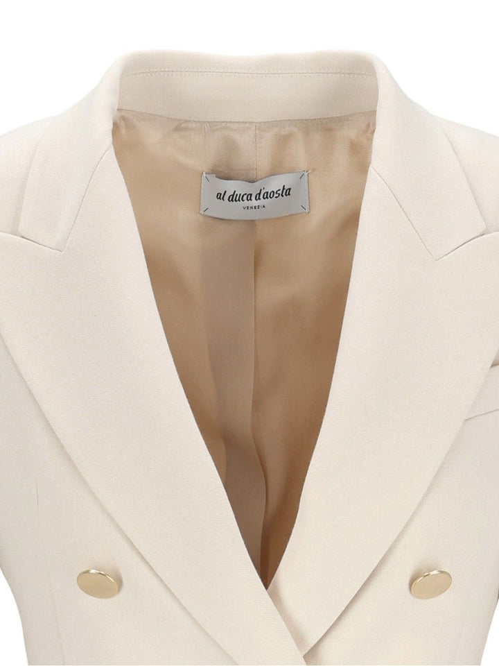 Al Duca D'Aosta Double-Breasted Jacket Giacche - Bianco | 32a56d6863da5441c2eaa01c66a46594b0d5d06e