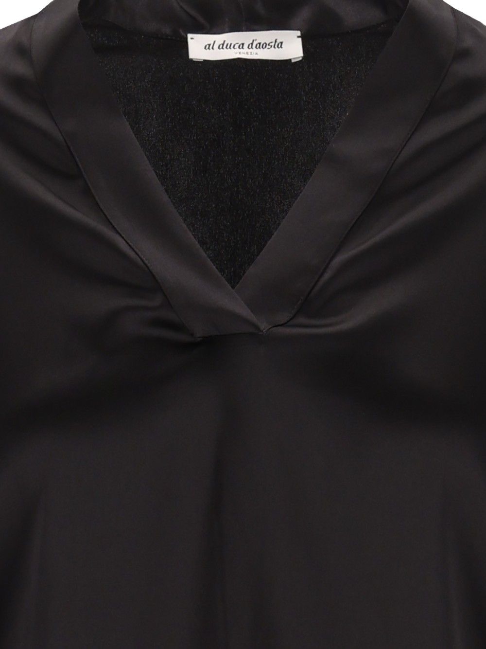 Al Duca D'Aosta Long-Sleeved Tunic Top - Nero | 123d037ca865179e24b1fe2d453581b1a0ecff5a