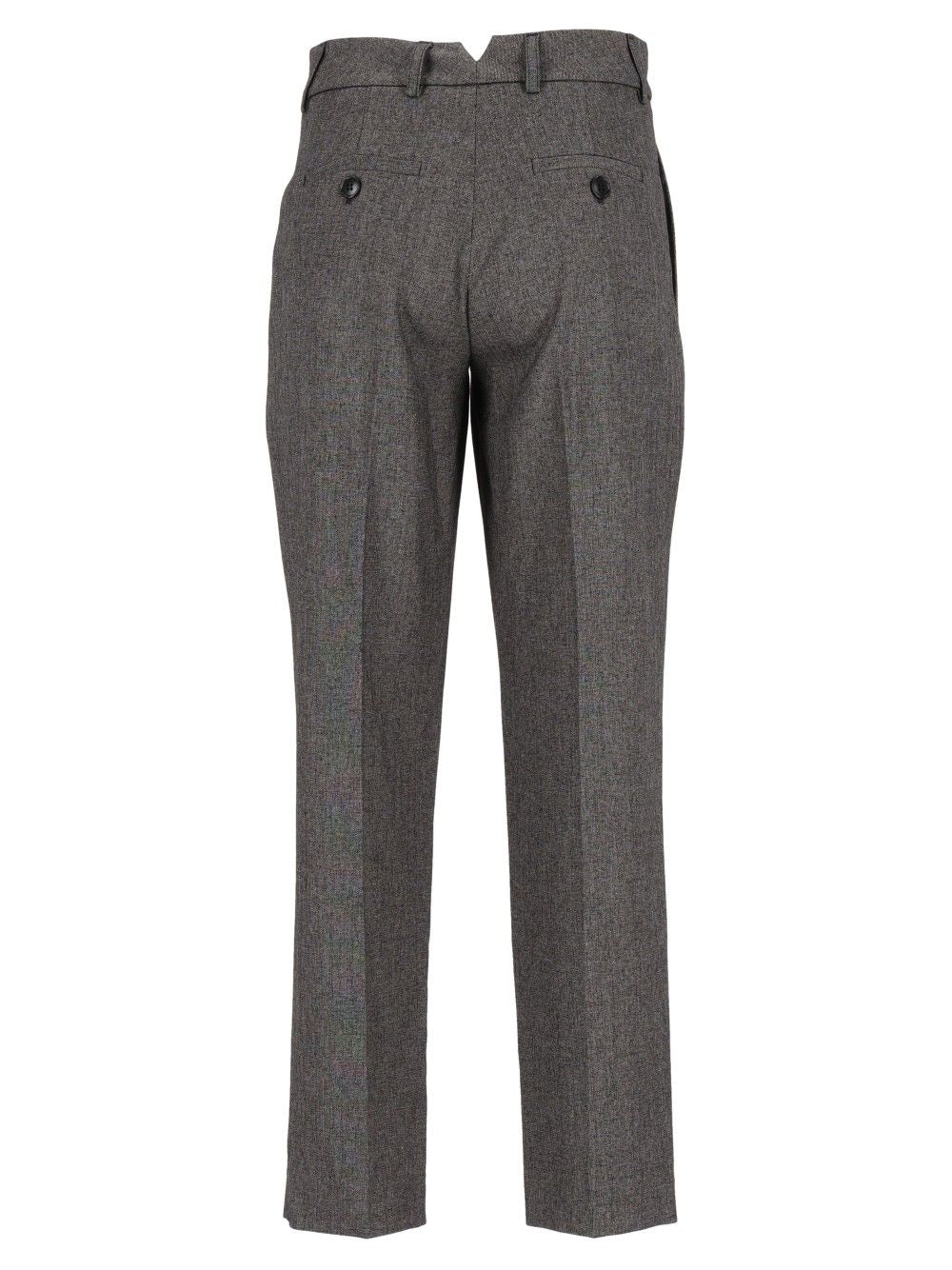 Al Duca D'Aosta Carrot Pants Trousers - Grey | ef802048b6052d0690eba68893bfc29bb6da19c5