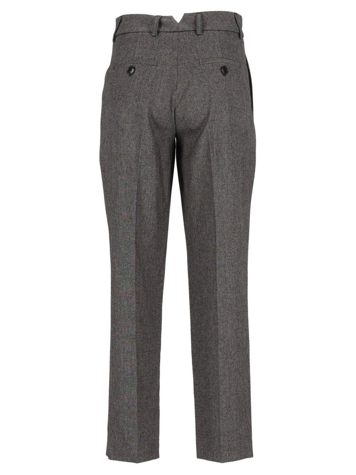 Al Duca D'Aosta Carrot Pants Trousers - Grey | ef802048b6052d0690eba68893bfc29bb6da19c5