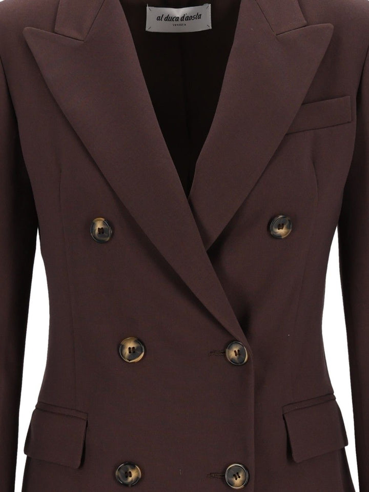 Al Duca D'Aosta Double-Breasted Jacket Giacche - Beige | eca151c9223791813e7ac4907dcb091ec9c92fd7