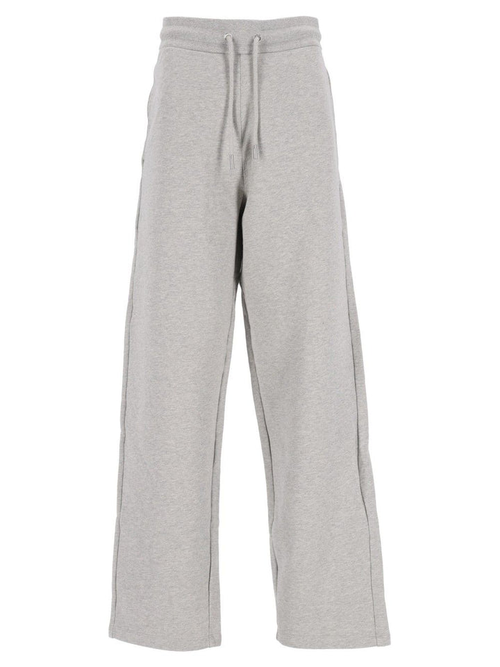 Ami Quota - Jogging With Contrasted Ami De Coeur Trousers - Grey | 50500802e639465b9a7ddde4ed9f2ba58969d64f