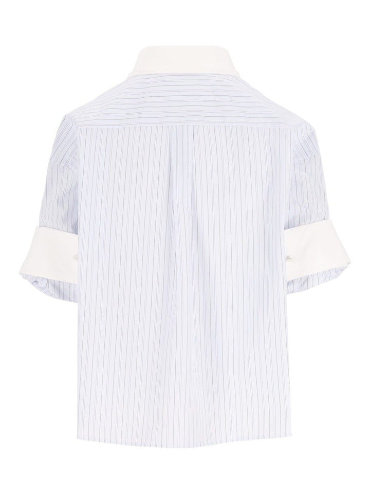Acne Studios Short-Sleeved, Button-Up Shirt Shirts - Light blue | 115cf2de780c603b45963efdbf84402fa2d01eae