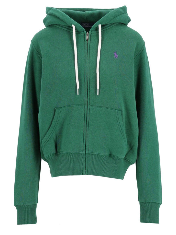 Polo Ralph Lauren Zip-Up Hoodie Knitwear - Verde | 5436b78781c76f042304354138947f32ac5092db