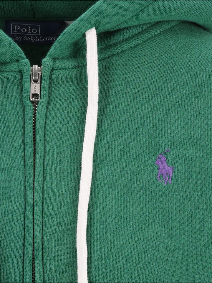 Polo Ralph Lauren Zip-Up Hoodie Knitwear - Verde | f85102093d4fae91055b321f785b9273e8236384